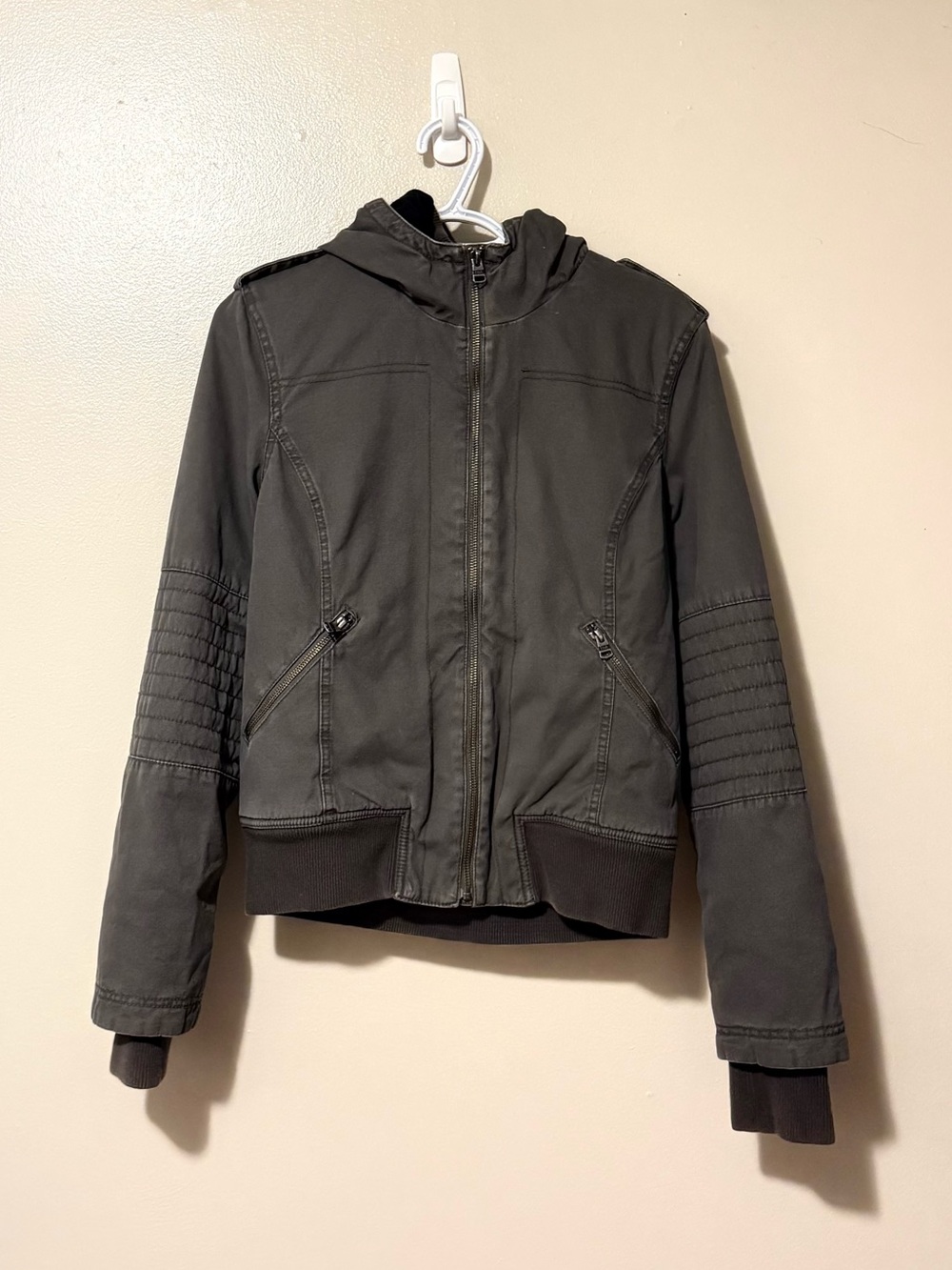 TNA Grey Hooded Jacket